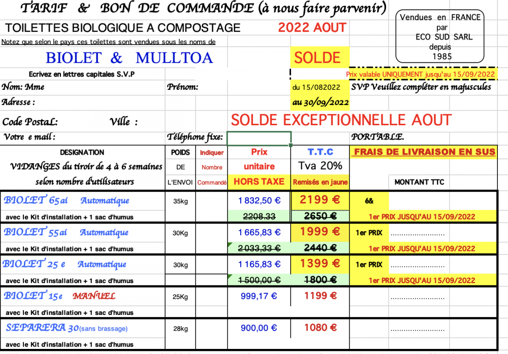 RECTIFICATIF SOLDES 2022